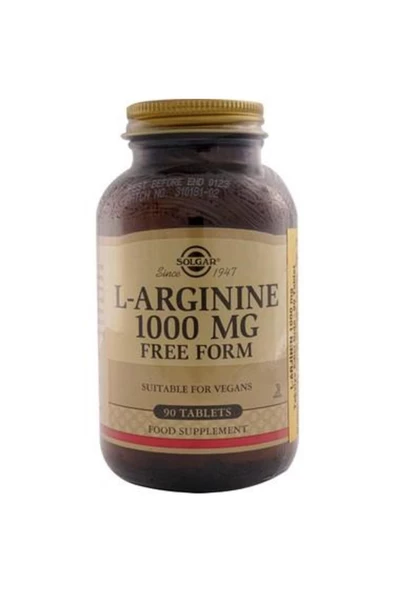 Solgar L-arginine 1000 Mg 90 Tablet - Resim 5