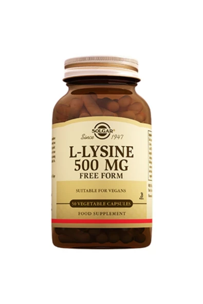 Solgar L-lysine 500 Mg 50 Kapsül ürün görseli 1