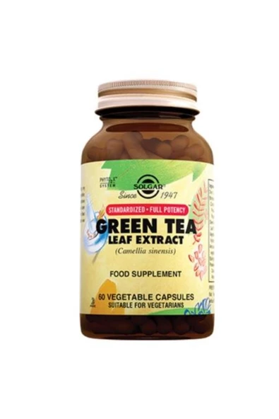 Solgar Green Tea 60 Kapsül ürün görseli 1