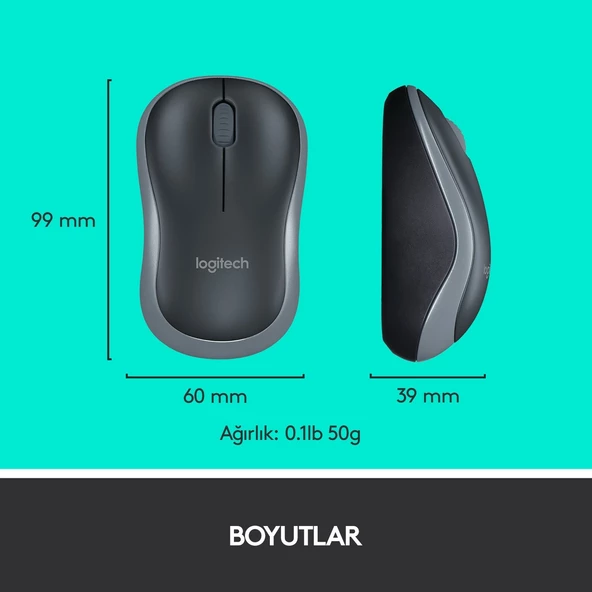 Logitech MK270 Kablosuz Klavye Mouse Set (920-004525) - Resim 8