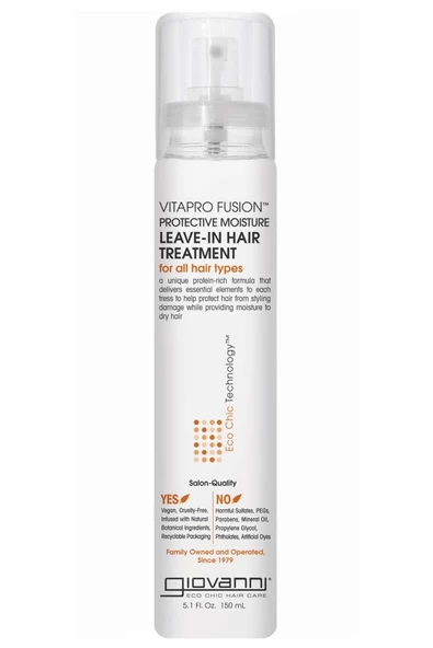Giovanni Vitapro Fusion Koruyucu Nemlendirici Durulanmayan Saç Bakımı 150ML ürün görseli 1