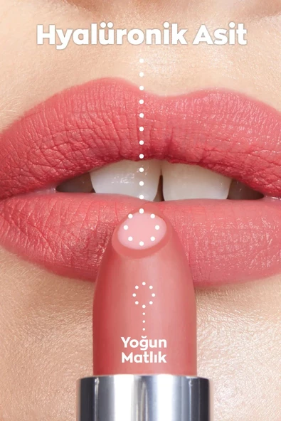 Hydramatic Blush Mauve ve Pink Mat Ruj Paketi - Resim 4