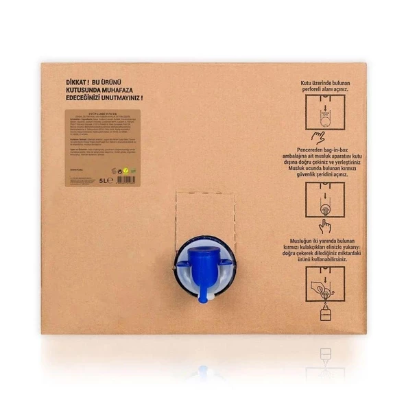 Eyüp Sabri Tuncer 5 Litre Doğal Zeytinyağlı Sıvı Sabun Ayvalık Zeytin Çiçeği ürün görseli 1