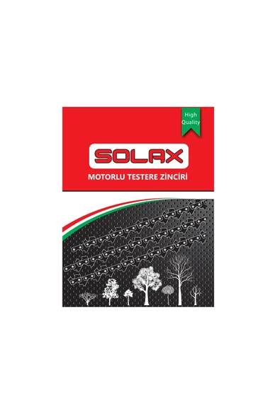 SOLAX Motorlu Testere Zinciri 3/25-36 Diş Köşeli 1.5mm ürün görseli 1