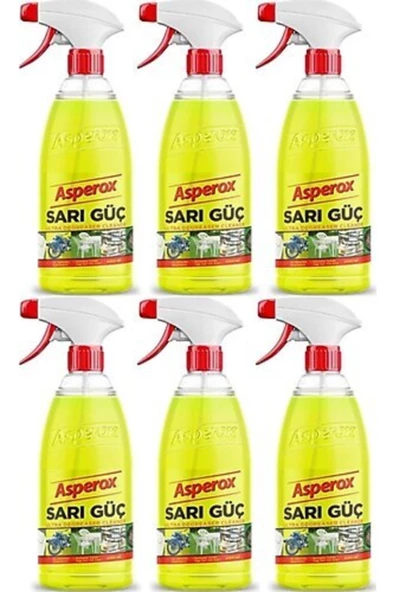 ASPEROX Sarı Güç Çok Amaçlı Ultra Temizleyici 6 X 1 L ürün görseli 1