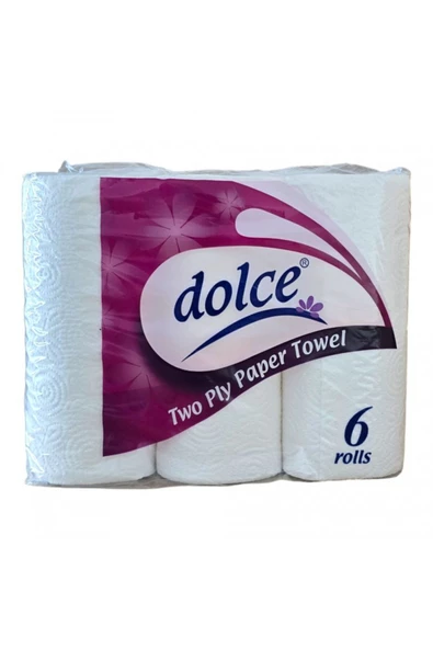 Dolce Çift Katlı Kağıt Havlu 6li ürün görseli 1