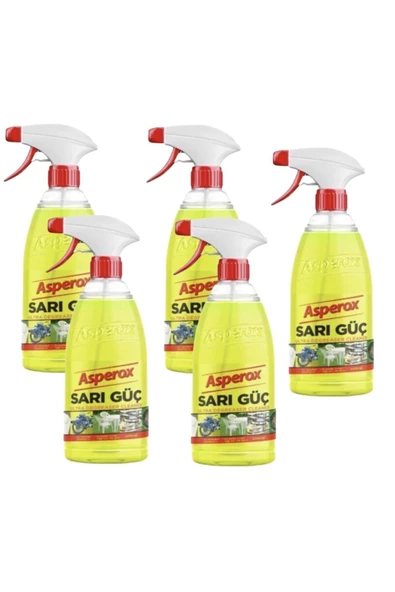 Asperox Sarı Güç Sprey 1000 ml 5 Adet ürün görseli 1