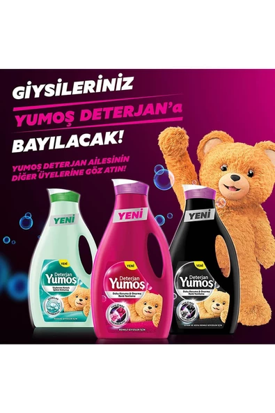 Yumoş 2520 ml Siyahlar Sıvı Deterjan - Resim 7