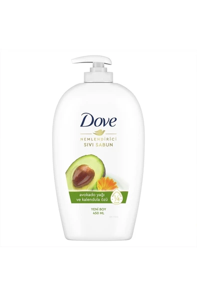 Dove Avokado Yağı Ve Kalendula Özlü Nemlendirici Sıvı Sabun 450 ml ürün görseli 1
