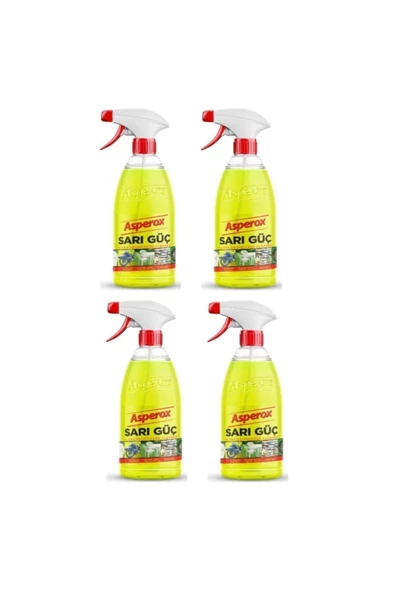 ASPEROX Sarı Güç Yağ Sökücü 1000 Ml 4 Adet ürün görseli 1