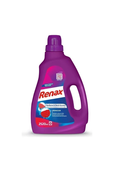 RENAX Sıvı Çamaşır Deterjanı Renkliler 2520 ml ürün görseli 1