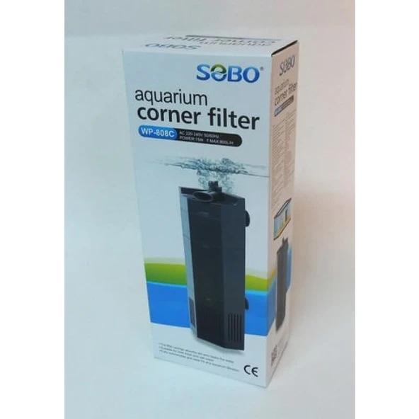 Sobo WP-808C Akvaryum Köşe İç Filtre 800 L/S 15 W ürün görseli 1