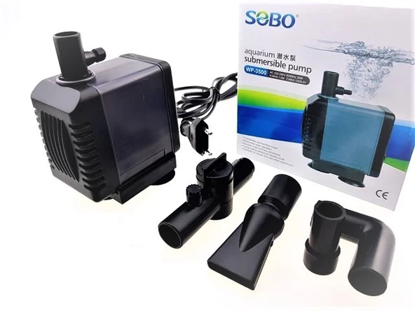 Sobo WP-3500 Akvaryum Kafa (Sump) Motoru 1200 L/S 25 W. ürün görseli 1