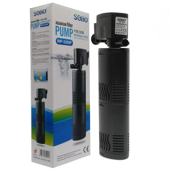 Sobo WP-3200F Akvaryum İç Filtre 1200 L/S ürün görseli 1