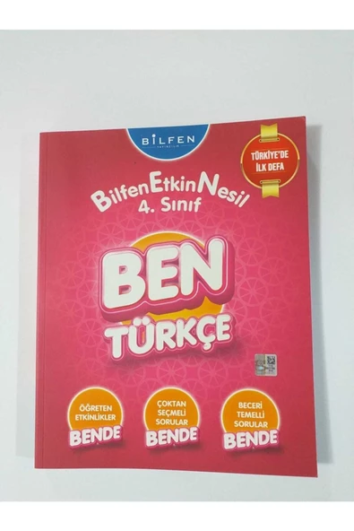 Bilfen Yayınları 4.sınıf Ben Türkçe Etkinlik Kitabı ürün görseli 1