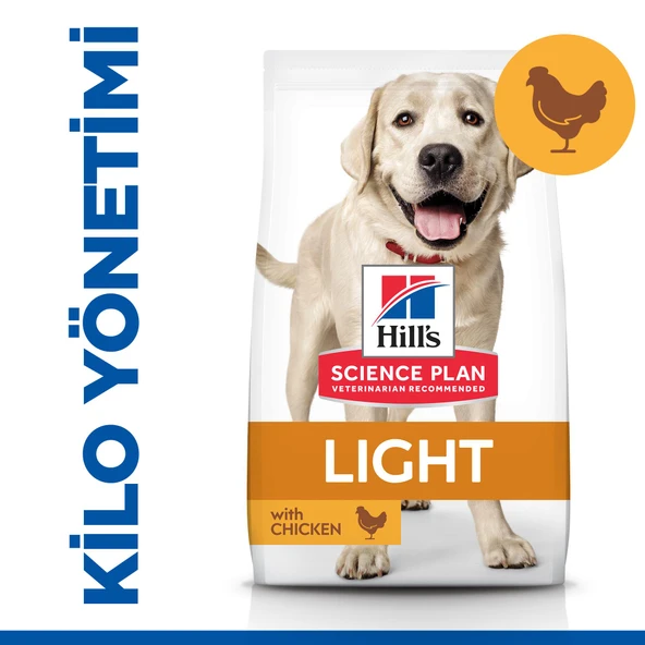 Hill's SCIENCE PLAN Light Yetişkin Büyük Irk Tavuklu Köpek Maması 14 kg ürün görseli 1