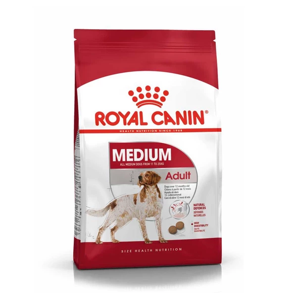 Royal Canin Medium Adult Orta Irk Yetişkin Köpek Maması 15 kg ürün görseli 1