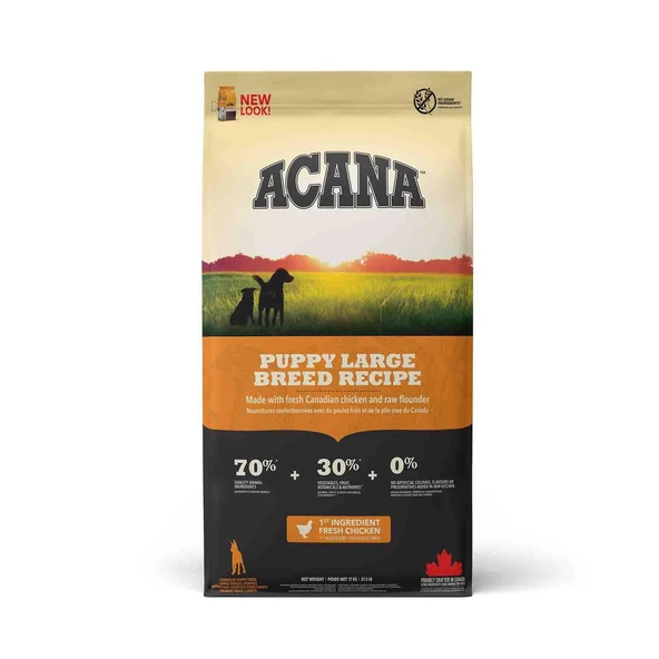Acana Heritage Large Breed Tavuklu Tahılsız Büyük Irk Yavru Köpek Maması 17 kg ürün görseli 1