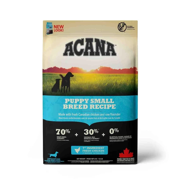 Acana Heritage Small Breed Tavuklu Tahılsız Küçük Irk Yavru Köpek Maması 6 kg ürün görseli 1