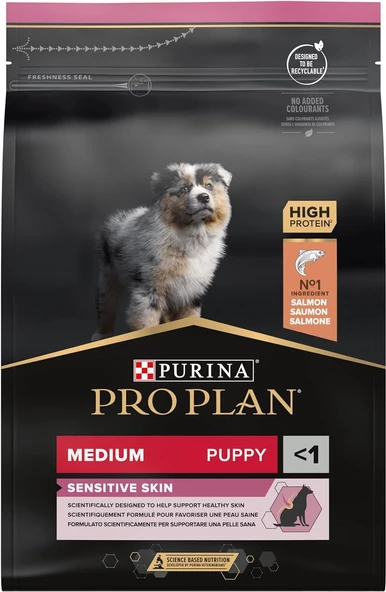 Pro Plan Puppy Sensitive Somonlu Hassas Yavru Köpek Maması 3 kg ürün görseli 1