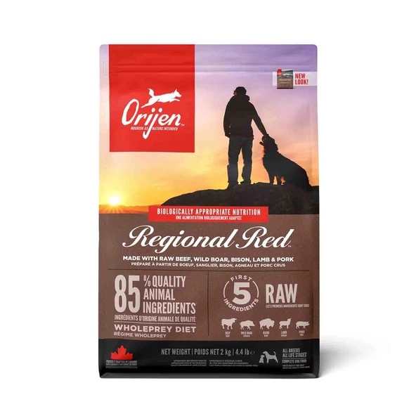Orijen Regional Red Tahılsız Yetişkin Köpek Maması 2 kg ürün görseli 1
