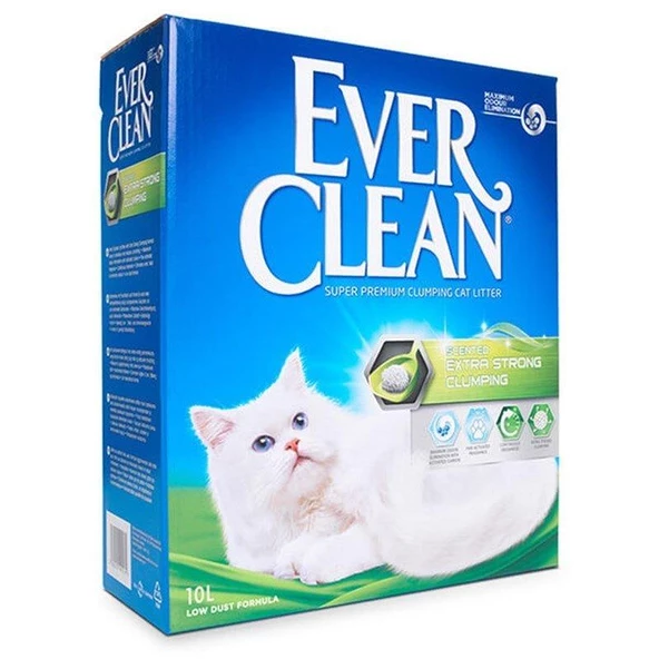 Ever Clean Extra Strong Kokulu Kedi Kumu 10 lt ürün görseli 1
