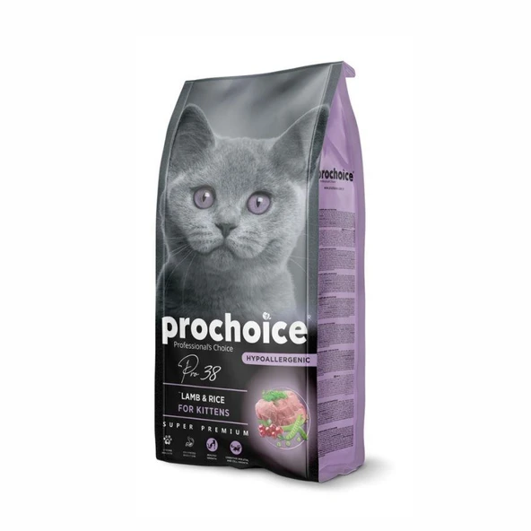 Prochoice Pro 38 Kuzu Etli Yavru Kedi Maması 15 kg ürün görseli 1