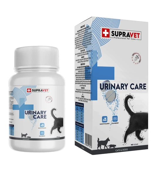 Supravet Urinary Care Kedi ve Köpek İçin İdrar Sağlığı Sistem Destekleyici Tablet (75 Tablet) ürün görseli 1