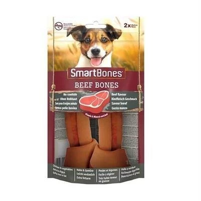 Smartbones Sığır Etli Medium Düğüm Kemik Köpek Ödülü 158 gr ürün görseli 1