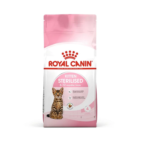 Royal Canin Kitten Sterilised Kısırlaştırılmış Yavru Kedi Maması 2 kg ürün görseli 1