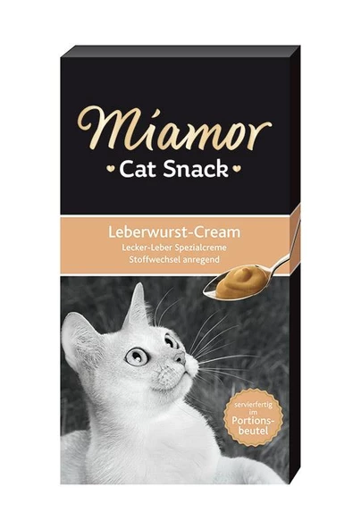 Miamor Cream Ciğerli Kedi Ödülü 6 X 15 gr ürün görseli 1