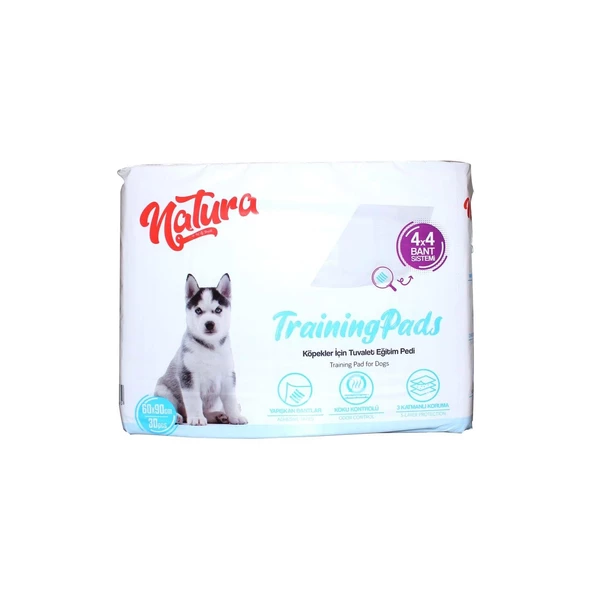 Natura Eğitim Pedi 60 X 90 Kaydırmaz Bantlı 30 Lu ürün görseli 1