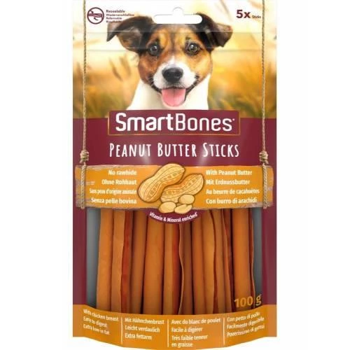 Smart Bones Fıstık Ezmeli Sticks Köpek Ödülü 5'li ürün görseli 1