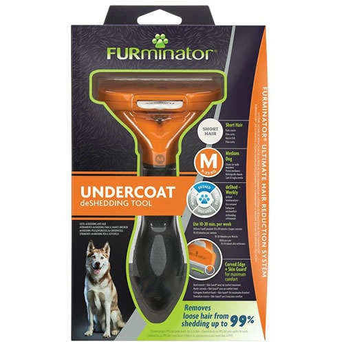 Furminator Short Hair Kısa Tüylü Köpek Tarağı M ürün görseli 1