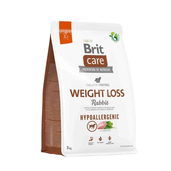 Brit Care Hipoalerjenik Weight Loss Tavşan Etli Kilo Dengeleyici Diyet Yetişkin Köpek Maması 3 kg ürün görseli 1
