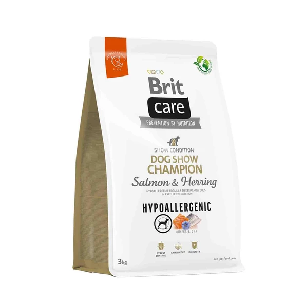 Brit Care Champion Hipoalerjenik Somonlu ve Ringa Balıklı Yetişkin Köpek Maması 3 kg ürün görseli 1