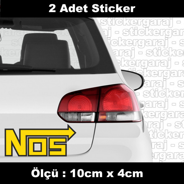 nos modiiye hız speed sticker 2ADET - araba kask motosiklet laptop tablet pc atv uyumlu sticker 2 adet ürün görseli 1