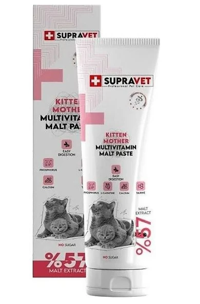 Supravet Kitten & Mother Multi Vitamin Malt Paste 30 gr ürün görseli 1