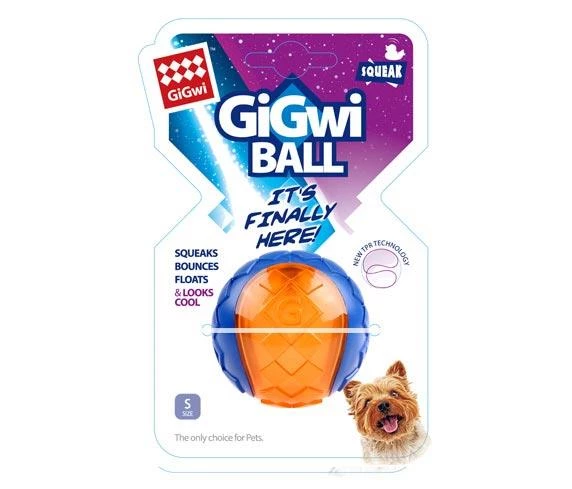Gigwi Ball Sesli Sert Top Köpek Oyuncağı 5 cm ürün görseli 1