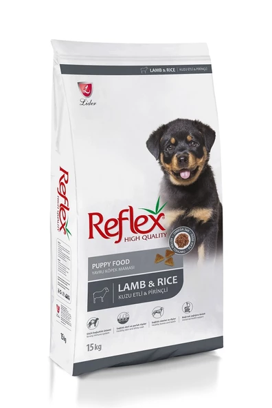 Reflex Kuzu Etli ve Pirinçli Yavru Köpek Maması 15 kg ürün görseli 1