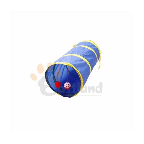 Eastland Çıngıraklı Kedi Tüneli 25 x 55 cm ürün görseli 1