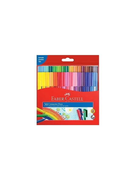 Faber-Castell 5068113000 Eğlenceli Keçeli Kalem, 30 Renk ürün görseli 1