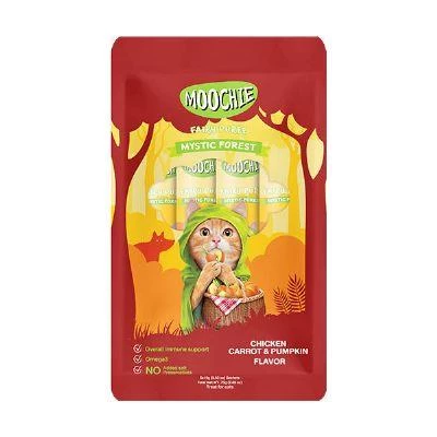 Moochie Creamy Tavuk Havuç ve Balkabağı Kedi Ödülü 5 X 15 gr ürün görseli 1