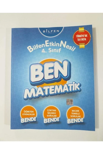 Bilfen Yayınları 4.sınıf Ben Matematik Etkinlik Kitabı ürün görseli 1