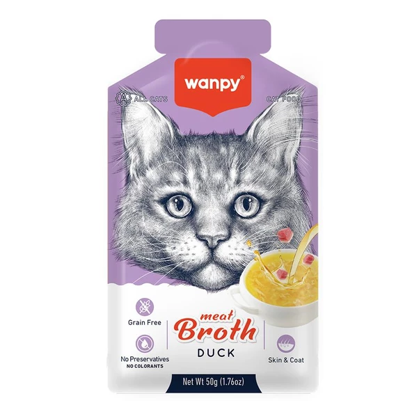 Wanpy Ördek Etli Kedi Çorbası 50 gr ürün görseli 1