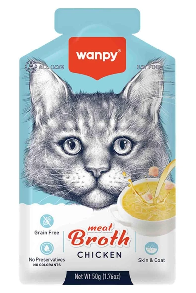 Wanpy Tavuk Etli Kedi Çorbası 50 gr ürün görseli 1