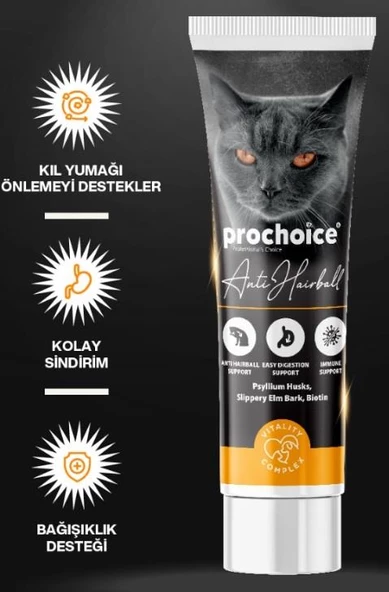 Prochoice Anti Hairball Kediler İçin Malt Macun 100 ml ürün görseli 1