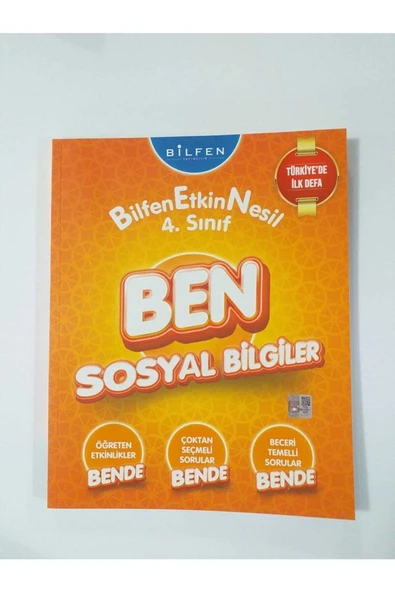 Bilfen Yayınları 4.sınıf Ben Sosyal Bilimleri Etkinlik Kitabı ürün görseli 1