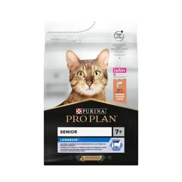 Pro Plan Senior Somonlu Yaşlı Kedi Maması 3 kg ürün görseli 1
