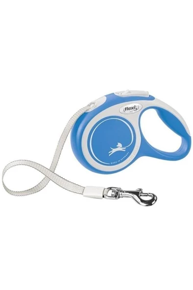 Flexi New Comfort 5 mt Şerit Otomatik Tasma Medium Mavi 5 mt ürün görseli 1